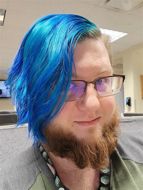 blue haired liberal|blue